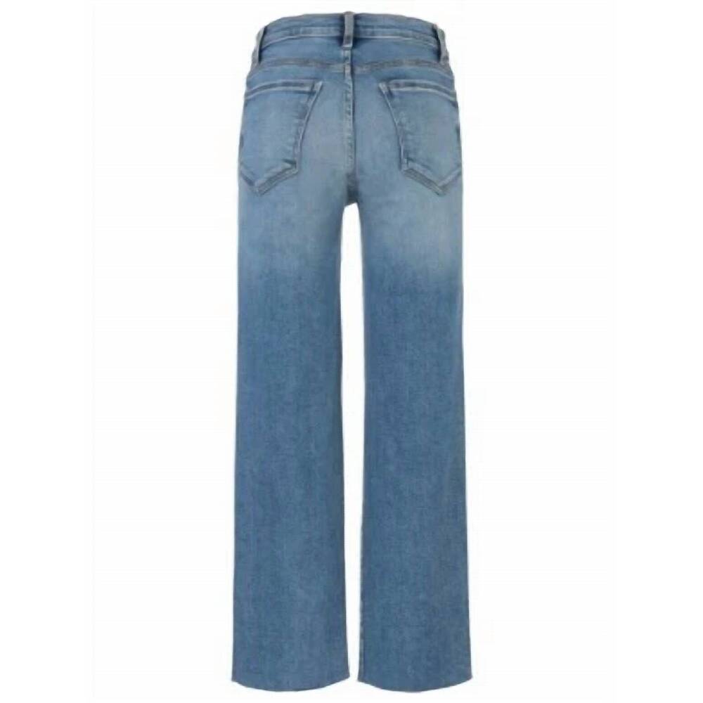 NEW KUT FROM THE KLOTH women's maya high rise amuse wide leg jeans in blue - Picture 3 of 3